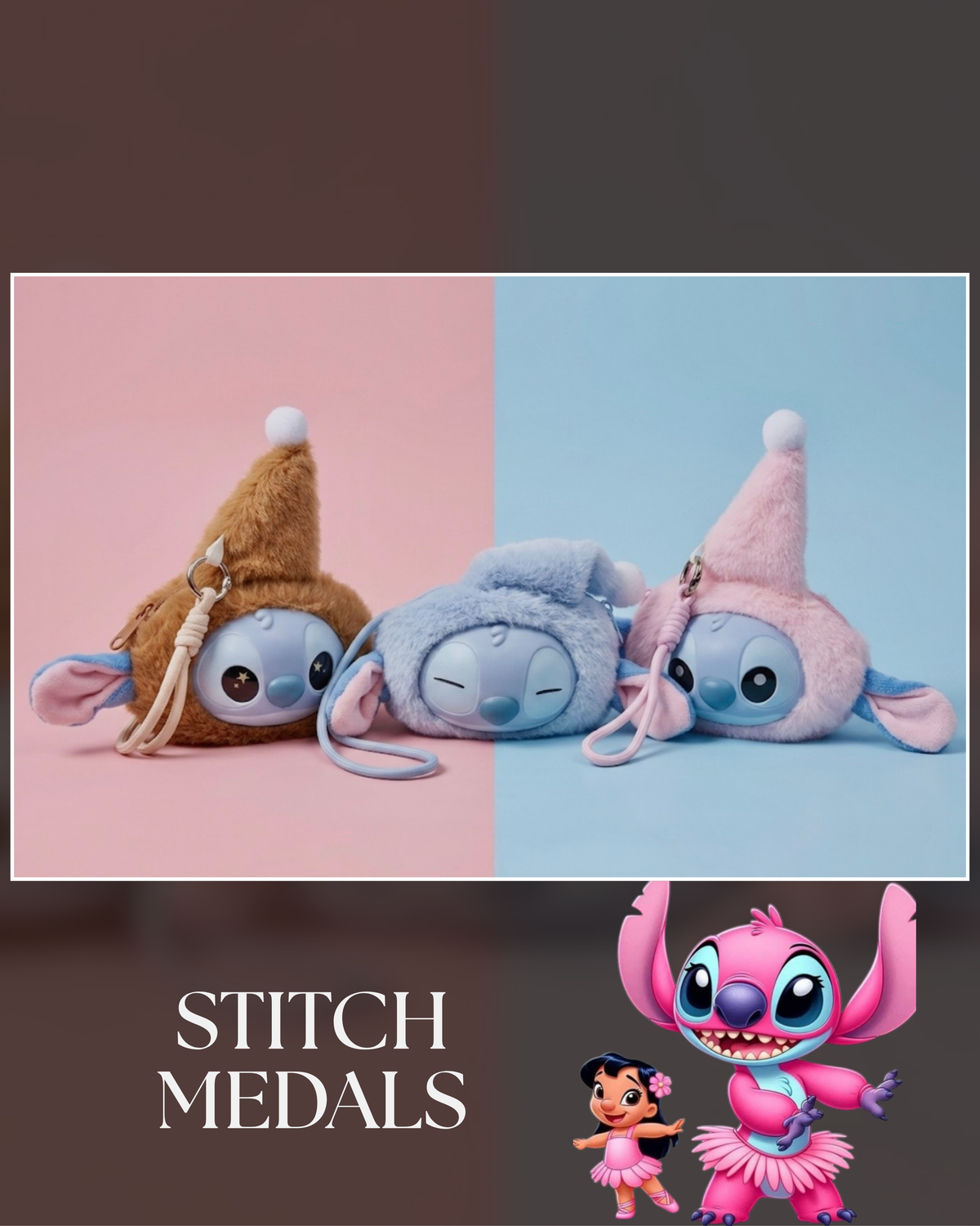ميدالية وجزدان stitch