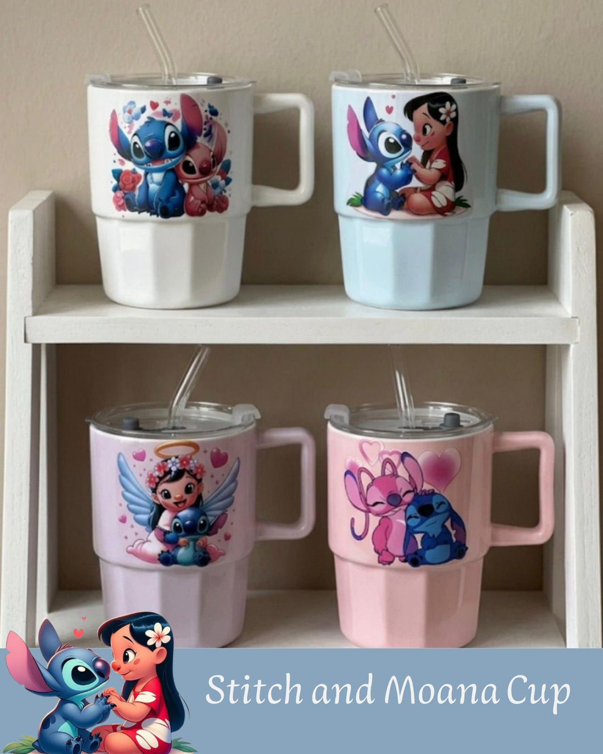 Stitch & Moana Cup
